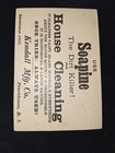 Soapine Soap  Little Boy Peddling Shoes  Victorian Trade Card