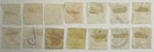 Great Britain 1912-24 George V Royal Cypher 14 Used Stamps Halfpenny To 1s