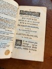 17th Century 1682 Antique Book Relation Du Voyage Particulier Nouvelle Et Paris