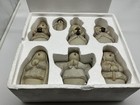 St  Nicholas Square Porcelain Nativity Scene Religious Collectible Christmas