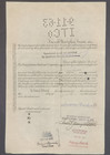1 - Pennsylvania Railroad Company Stock Certificate 1913 - 5 Shares    50 Each