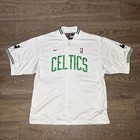 Rare Vintage 90s Nike Boston Celtics Nba Button-down Warm Up Jacket   Pants Sz M