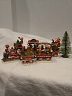 Danbury Mint I Love Yorkie  Christmas Express 6 Piece Puppy Christmas Train Set