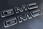New Front   Rear Emblem Chrome Kit For 2019 - 2025 Gmc Sierra 1500 2500hd 3500hd
