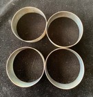 Set Of 4 Antique Sheffield 1864 English Martin Hall   Co Sterling Napkin Rings