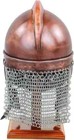 Viking Chainmail Medieval Templar Crusader Knight Armor Helmet   Greek Roman