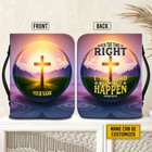When The Time Is Right I The Lord Cross Jesus Bible Cover Personalized Christian