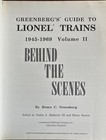 Greenberg s Guide To Lionel Trains  1945-1969 Vol  Ii Behind The Scenes