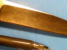 Vintage Chuck Stapel Damascus Knife  some Damage