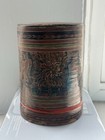 Antique Burmese Lacquer Betel Box    kun-it   