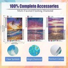 Ewjrnsf 5d Diamond Painting Kit For Adults   Beginners  Beach Scenes  3-pack
