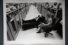 Vintage 1960s Ibm Mainframe Computer System 16x20 Silver Gelatin Photo Print Vtg