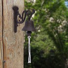 Cast Iron Door Bell Wall Mounted Outside Decorative Accent Bells For Farm House