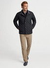Nwt Peter Millar Black Suffolk Quilted Men s Coat Jacket Size Us Xl  250 New