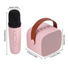 Mini Karaoke Machine Wireless Microphone  Portable Bluetooth Speaker Kids Gifts