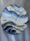 Housewarming Gift Resin Art Clock Home Decor Modern Wall Art Handmade Clock