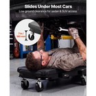 40 In 3-in-1 Folding Mechanic Creeper  Heavy Duty Z-creeper Garage Roller  480 L