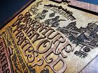 Disneyland Pirates Of The Caribbean Wooden Attraction Poster Artwork