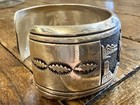 Native American Sterling Silver Cuff By Thomas Singer