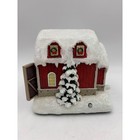 Rare Hawthorne Village White Christmas Ski Lodge Musical Light Up 2010 Read