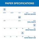Hammermill Premium Color Copy Paper  28lb 8 5x11   100 Bright 5reams 2500 Sheets