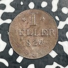 1820- F Germany Frankfurt 1 Heller Lot n3362