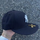 Vintage New York Yankees Fitted Hat Cap 7 1 4 World Series 2000 59fifty Patch