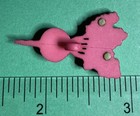  1  Beet 1 1 4    Red Green Vegetable Plastic Shank Snap-together Button-6 130