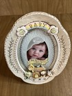 Noah s Ark Vintage Style 3d Oval Baby Picture Frame Dicksons 5x7    Baptism