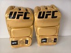 Ufc Champion Mma Gold Fight Gloves Pair Boxing Leather For Autographs  Muay Thai