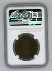 Barbados 1788 M Penny Copper Restrike Coin Slabbed Ngc Proof 61 Bn Km  Tn5