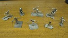 Lot Of 8 Marked Pewter Sports Theme Figures Appr Height 2  Inches Bin 22