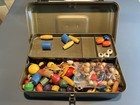 Vintage Wooden Threading Beads Child s String Sorting Toy Assorted Beads strings