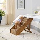 Meco Stakmore Foldable Pet Steps With Solid Construction  Brown Felt  open Box 