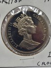 Gibraltar  1991  Uncirculated One Crown 10th Wedding Anniversary Brittania Yacht