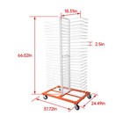 50 Shelves Paint Drying Stand Rack 25lbs shelf Capacity For Cabinets  Art Studio