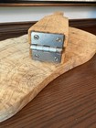 Antique Primitive Hinged Wooden Egg Mold Press Chocolate Form Candy Egg