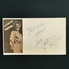 Actress singer Patti Lupone Signed Index Card  evita  Dorothy Chandler Pavilion