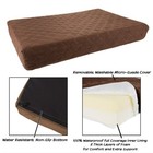 Waterproof Indoor Outdoor Memory Foam Orthopedic Pet Dog Bed Removable Cover