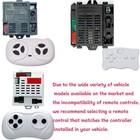 Cst-1a Kids 12v Ride Truck Remote Control On Car 2 4ghz Bluetooth White