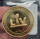 Nfl Super Bowl Lv 55 Official Commemorative Flip Coin Chiefs Vs Buccaneers New 