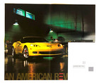 2006 Chevrolet Corvette Z06 Sales Brochure Poster Chevy Yellow Car