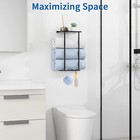 Towel Racks For Bathroom  Wall Mounted Bath Towel Holder Storage Organizer For R