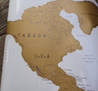 Scratch Off Map Personalized World Map Poster Luckies Personal Travel Log Gift
