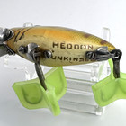 Vintage Heddon Punkinseed Fishing Lure Golden Eyes Green Red Mouth Old Rare Htf