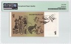 Australia 1 Dollar 1983  P-42d  Johnston   Stone  Pmg 68 Epq Superb Gem Unc Qeii