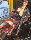 Reprocrafter Vintage Motorcycle Figure With Biker Unique Very Rare Antique