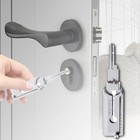 Key Decoder 2 In 1 Portable Lock Picking Set Hook And Pickup Stainless Steel