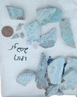 202g Larimar Slab Lot Natural Atlantis Dolphin Stone Rough Blue Gem Mineral Reik