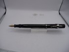 Black Lever Fill Fountain Pen-- 8 Lipic Flexible Medium Nib  new Sac Installed
